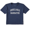 Women's Unreliable Narrator Arch Short Sleeve Crusher Boxy product image 1