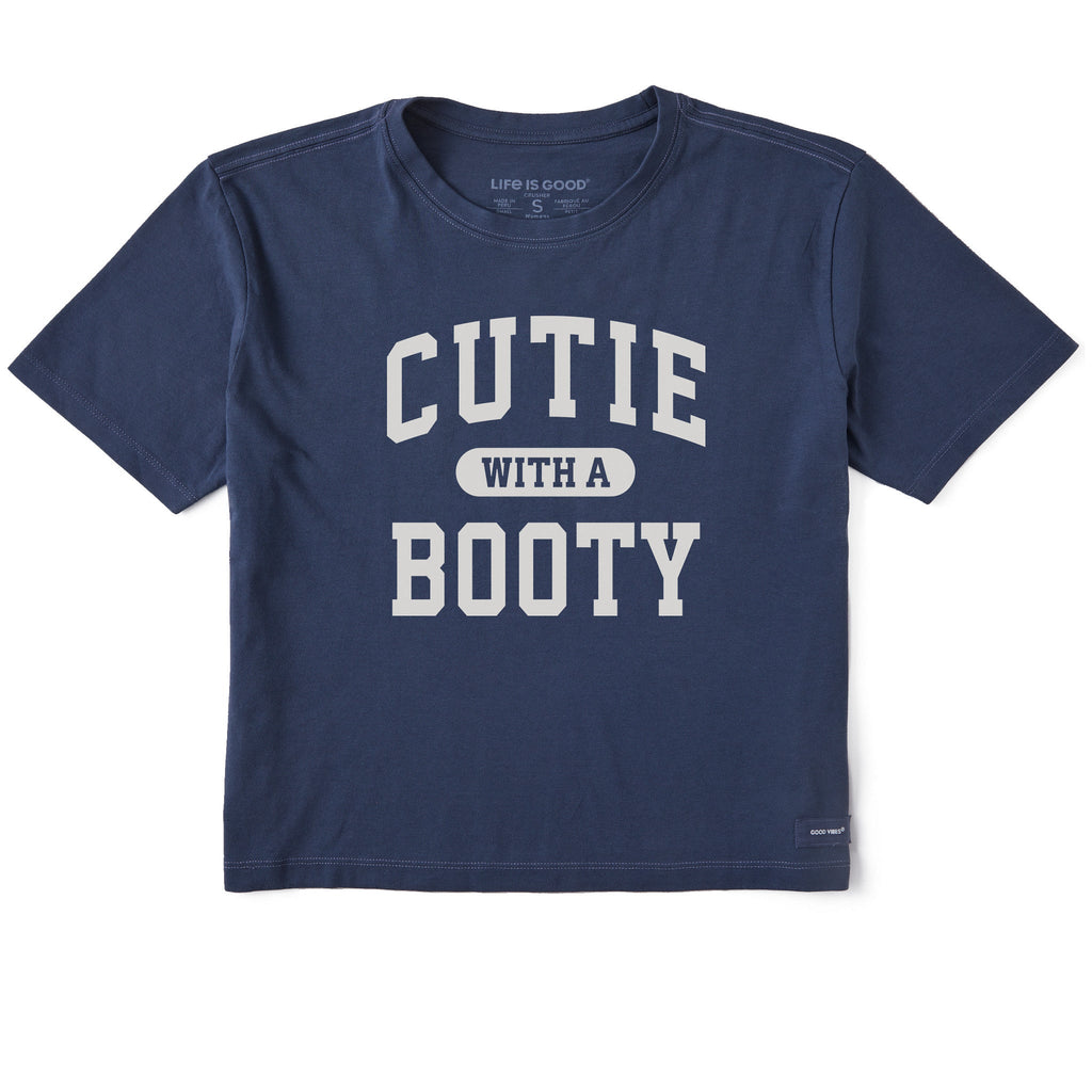 Women's Cutie with a Booty Arch Short Sleeve Crusher Boxy product image 1