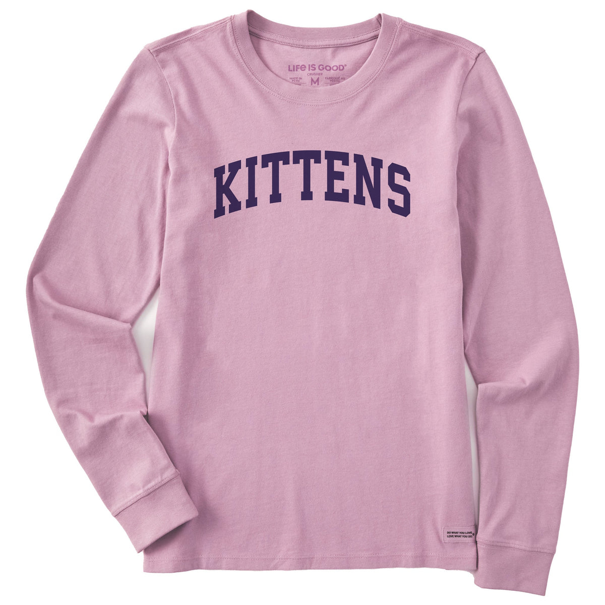 Women's Kittens Arch Long Sleeve Crusher Tee product image 1