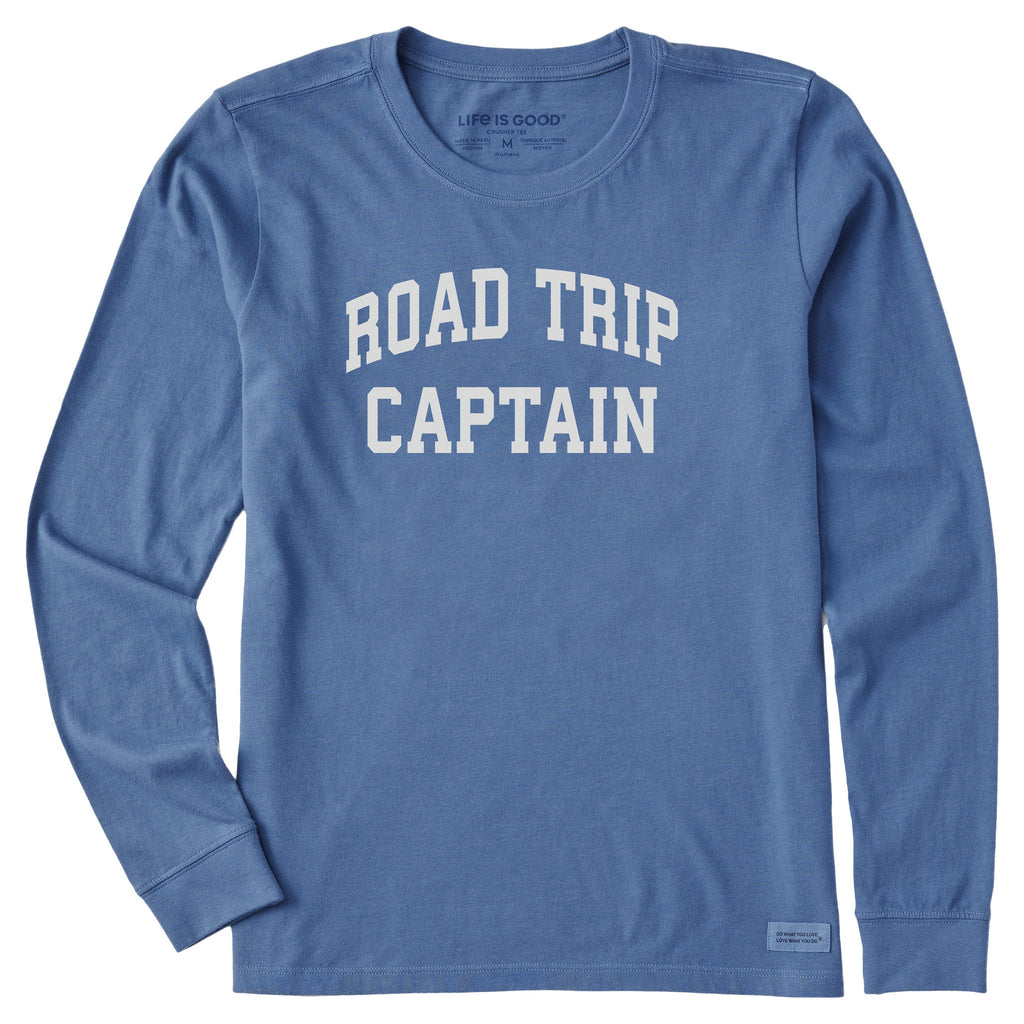 Women's Road Trip Captain Arch Long Sleeve Crusher Tee product image 1