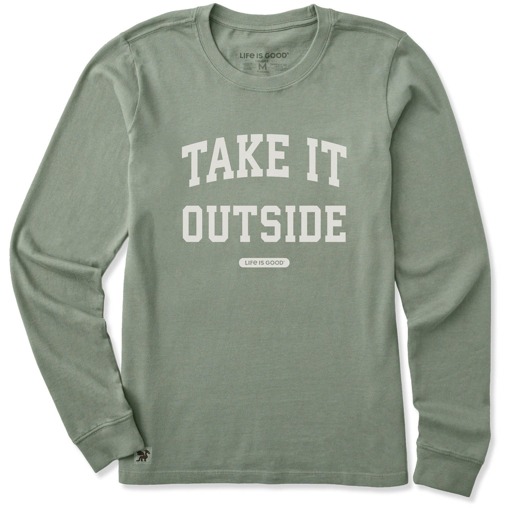 Women's Take it Outside Arch Long Sleeve Crusher Tee product image 1