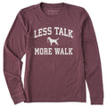Women's Less Talk More Walk Arch Long Sleeve Crusher Tee product image 1
