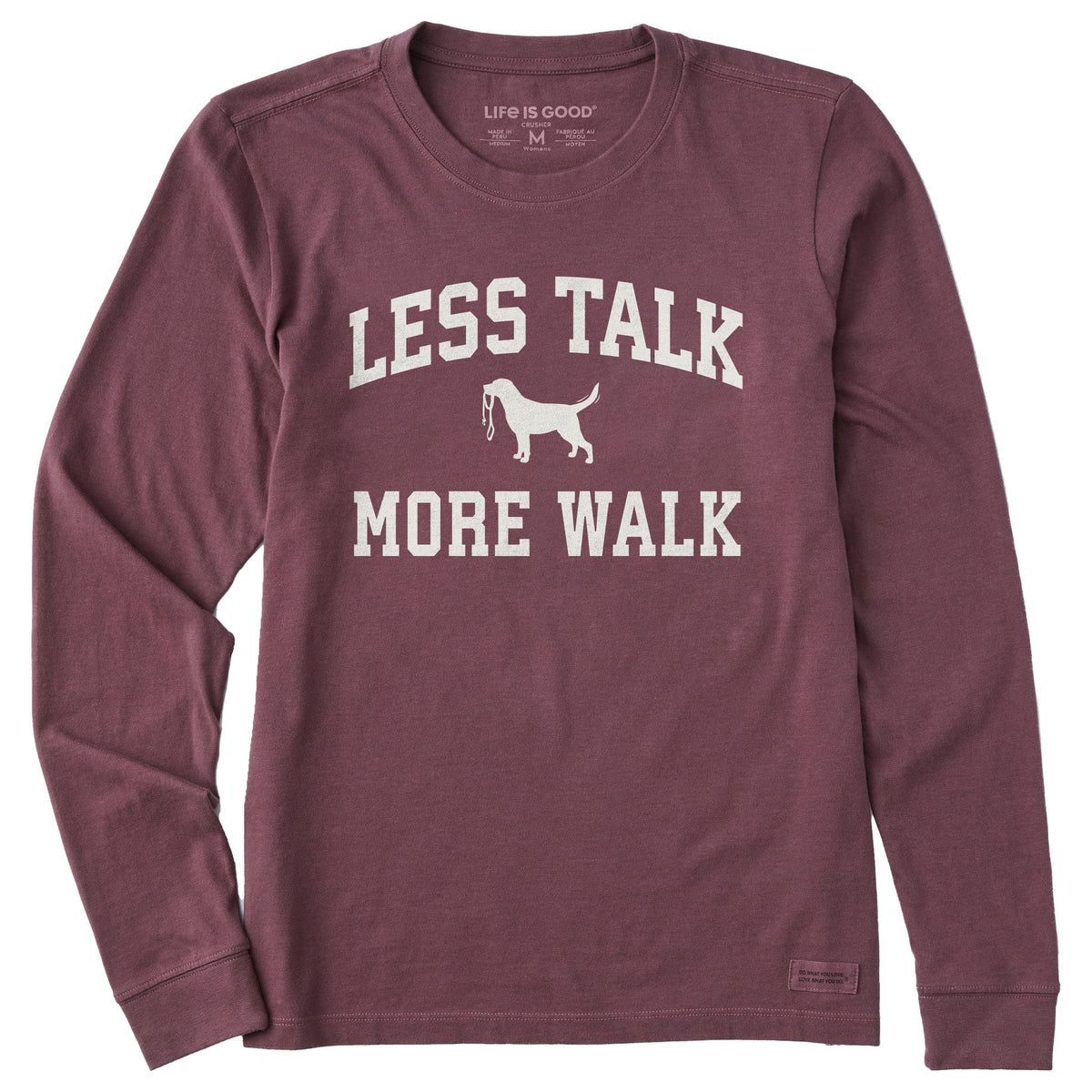 Women's Less Talk More Walk Arch Long Sleeve Crusher Tee product image 1