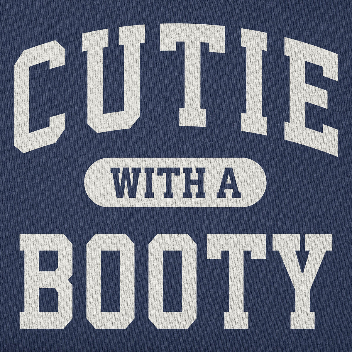 Women's Cutie with a Booty Arch Long Sleeve Crusher Tee product image 2