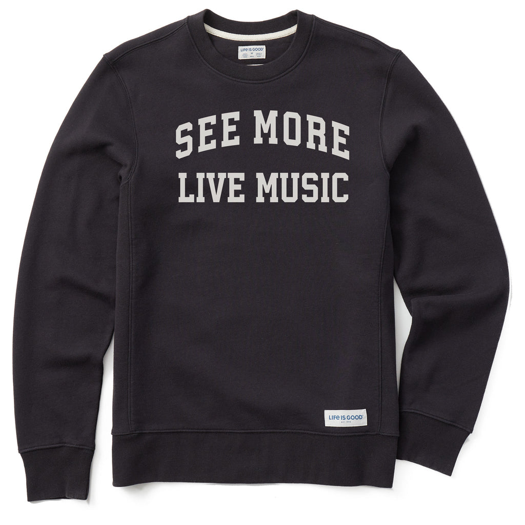 Men's See More Live Music Arch Simply True Fleece Crew