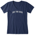 Women's See the Good Arch Short Sleeve Crusher Vee product image 1