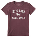 Women's Less Talk More Walk Arch Short Sleeve Crusher Tee product image 1