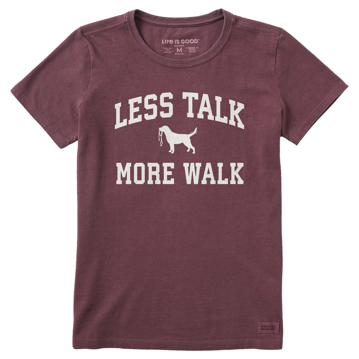 Women's Less Talk More Walk Arch Short Sleeve Crusher Tee product image 1