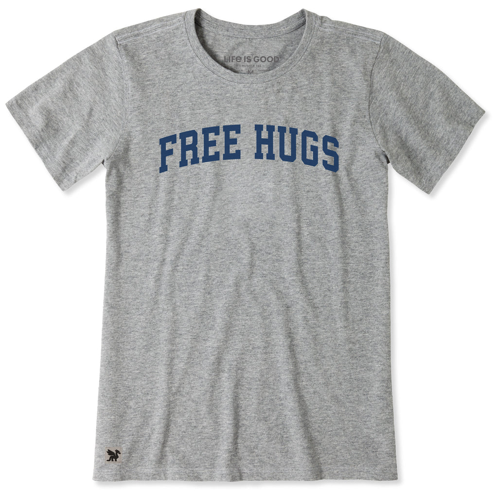 Women's Free Hugs Arch Short Sleeve Crusher Tee product image 1