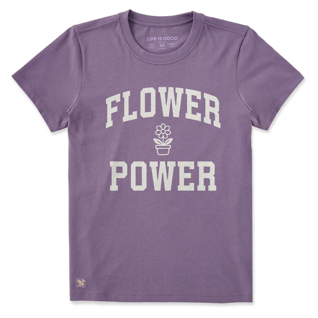 Women's Flower Power Arch Short Sleeve Crusher Tee product image 1