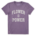 Women's Flower Power Arch Short Sleeve Crusher Tee product image 1