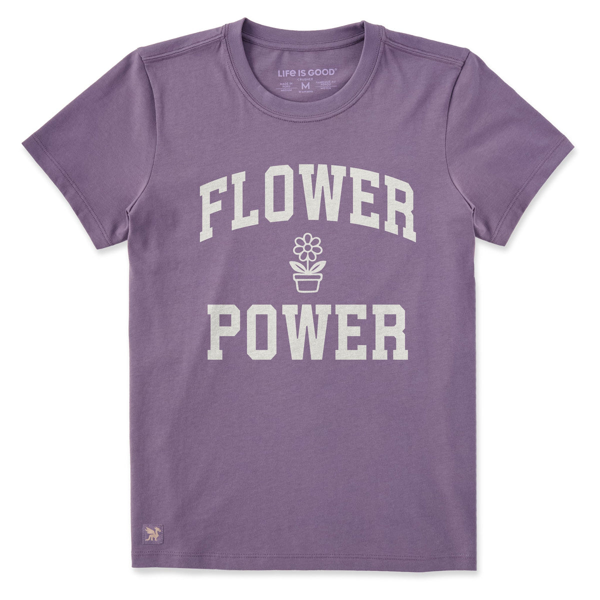 Women's Flower Power Arch Short Sleeve Crusher Tee product image 1