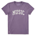 Women's Music Arch Short Sleeve Crusher Tee product image 1