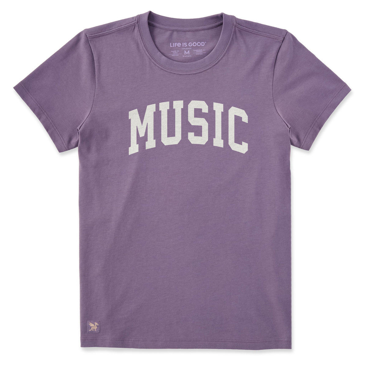 Women's Music Arch Short Sleeve Crusher Tee product image 1