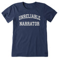 Women's Unreliable Narrator Arch Short Sleeve Crusher Tee product image 1