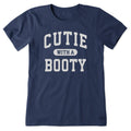 Women's Cutie with a Booty Arch Short Sleeve Crusher Tee product image 1