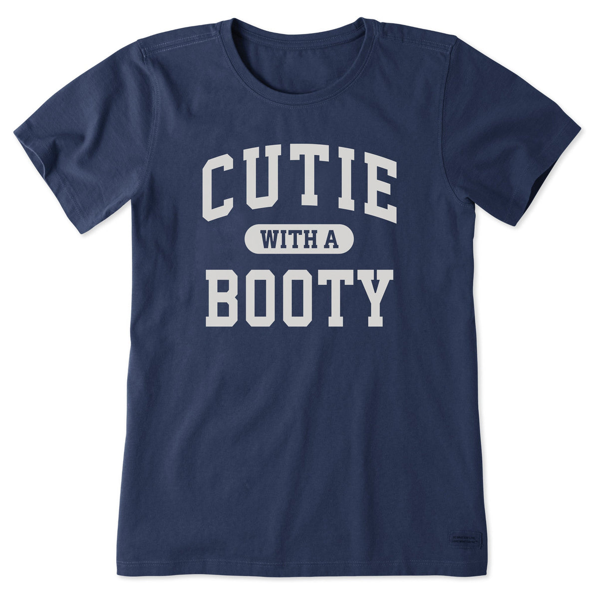 Women's Cutie with a Booty Arch Short Sleeve Crusher Tee product image 1