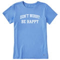 Women's Don't Worry Be Happy Arch Short Sleeve Crusher Tee product image 1