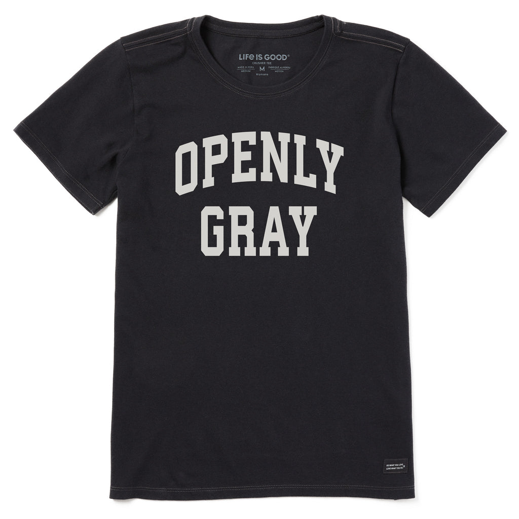 Women's Openly Gray Arch Short Sleeve Crusher Tee product image 1