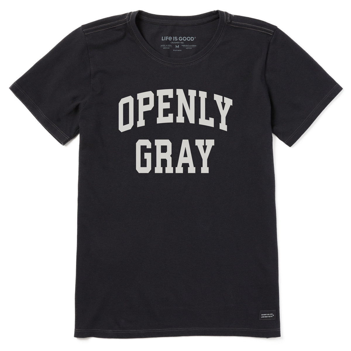 Women's Openly Gray Arch Short Sleeve Crusher Tee product image 1