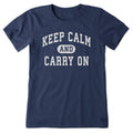 Women's Keep Calm Arch Short Sleeve Crusher Tee product image 1
