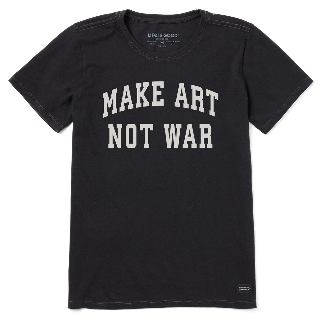 Women's Make Art Not War Arch Short Sleeve Tee product image 1