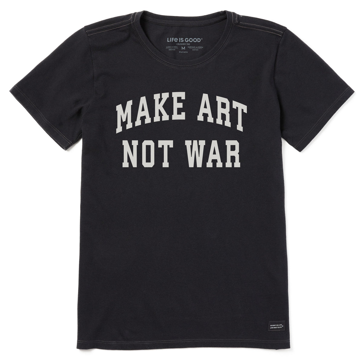 Women's Make Art Not War Arch Short Sleeve Tee product image 1