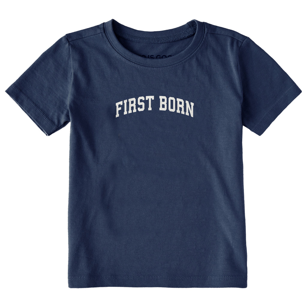 Toddler First Born Arch Short Sleeve Crusher Tee product image 1