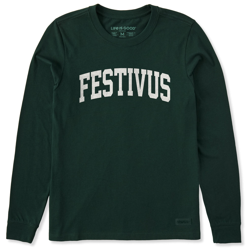 Women's Festivus Arch Long Sleeve Crusher Tee product image 1
