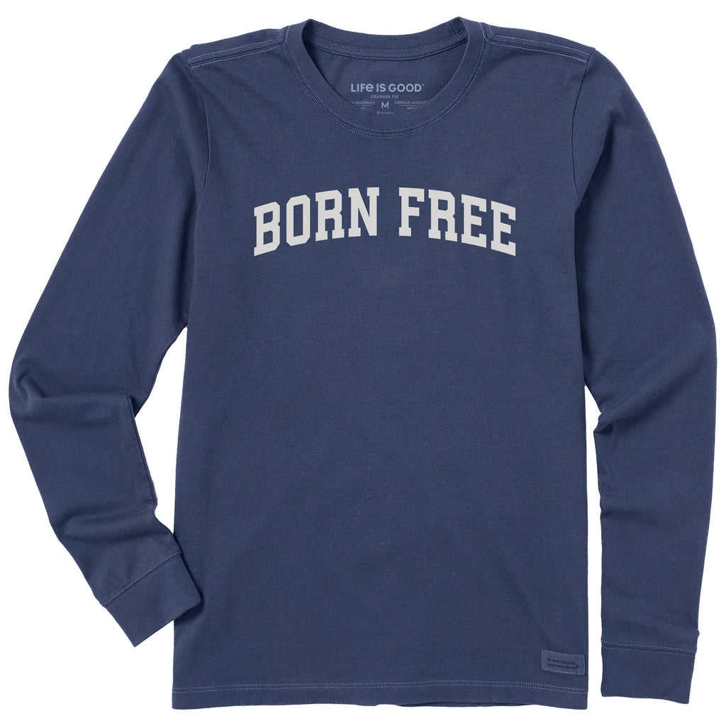 Women's Born Free Arch Long Sleeve Crusher Tee product image 1