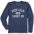 Women's Keep Calm Arch Long Sleeve Crusher Tee product image 1