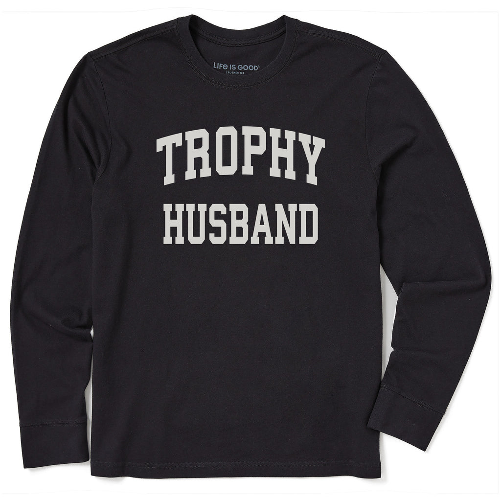 Men's Trophy Husband Arch Long Sleeve Crusher Tee product image 1