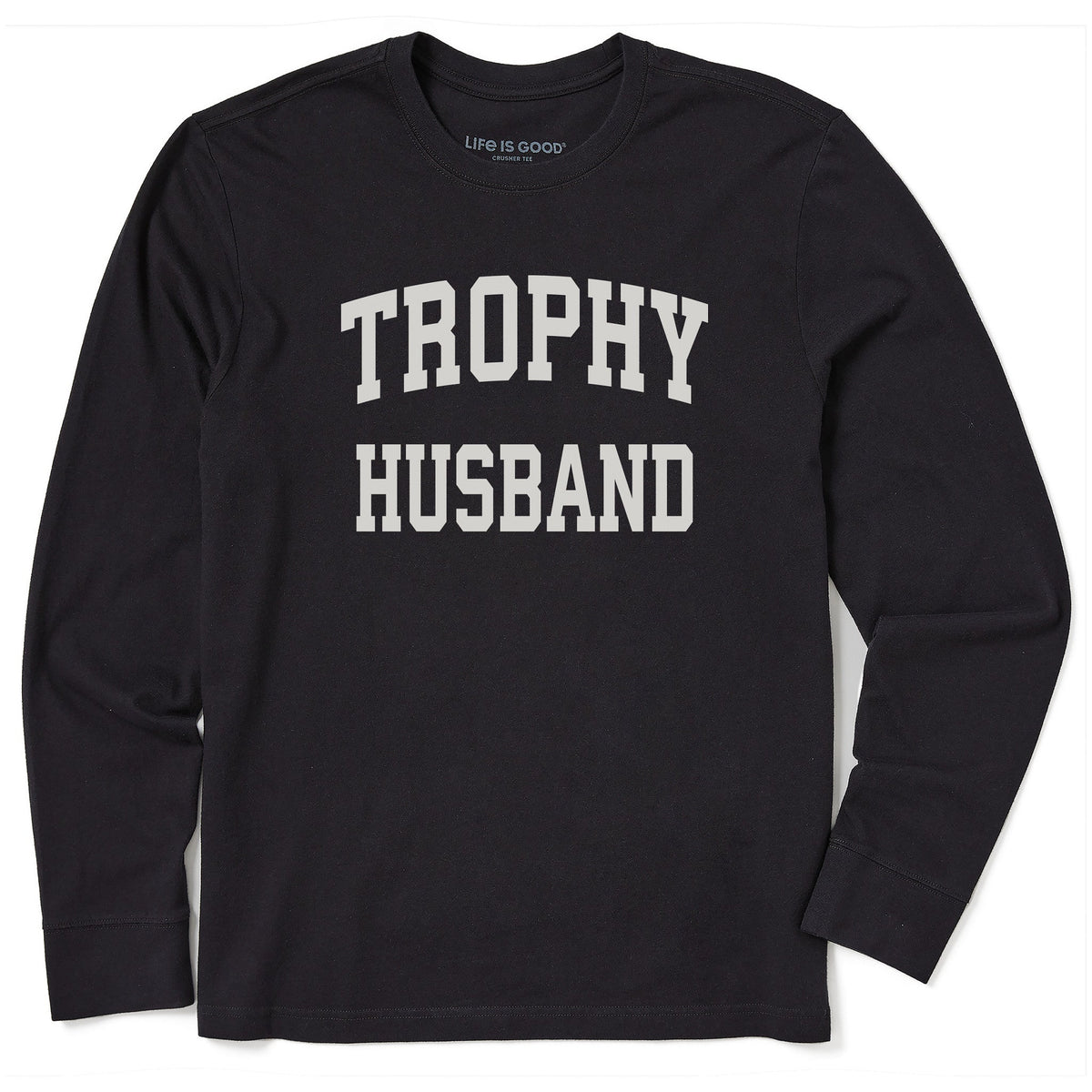 Men's Trophy Husband Arch Long Sleeve Crusher Tee product image 1