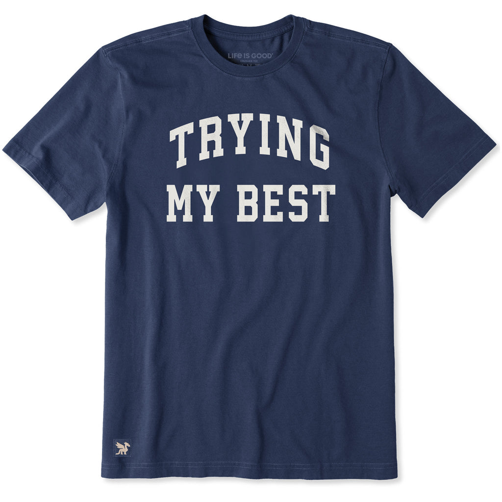 Men's Trying My Best Arch Short Sleeve Crusher Tee product image 1