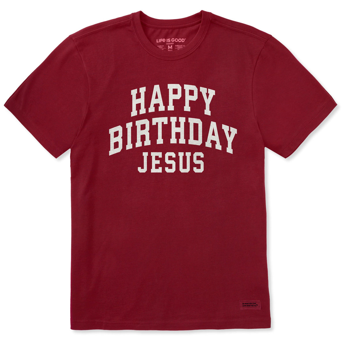 Men's Happy Birthday Jesus Arch Short Sleeve Crusher Tee product image 1
