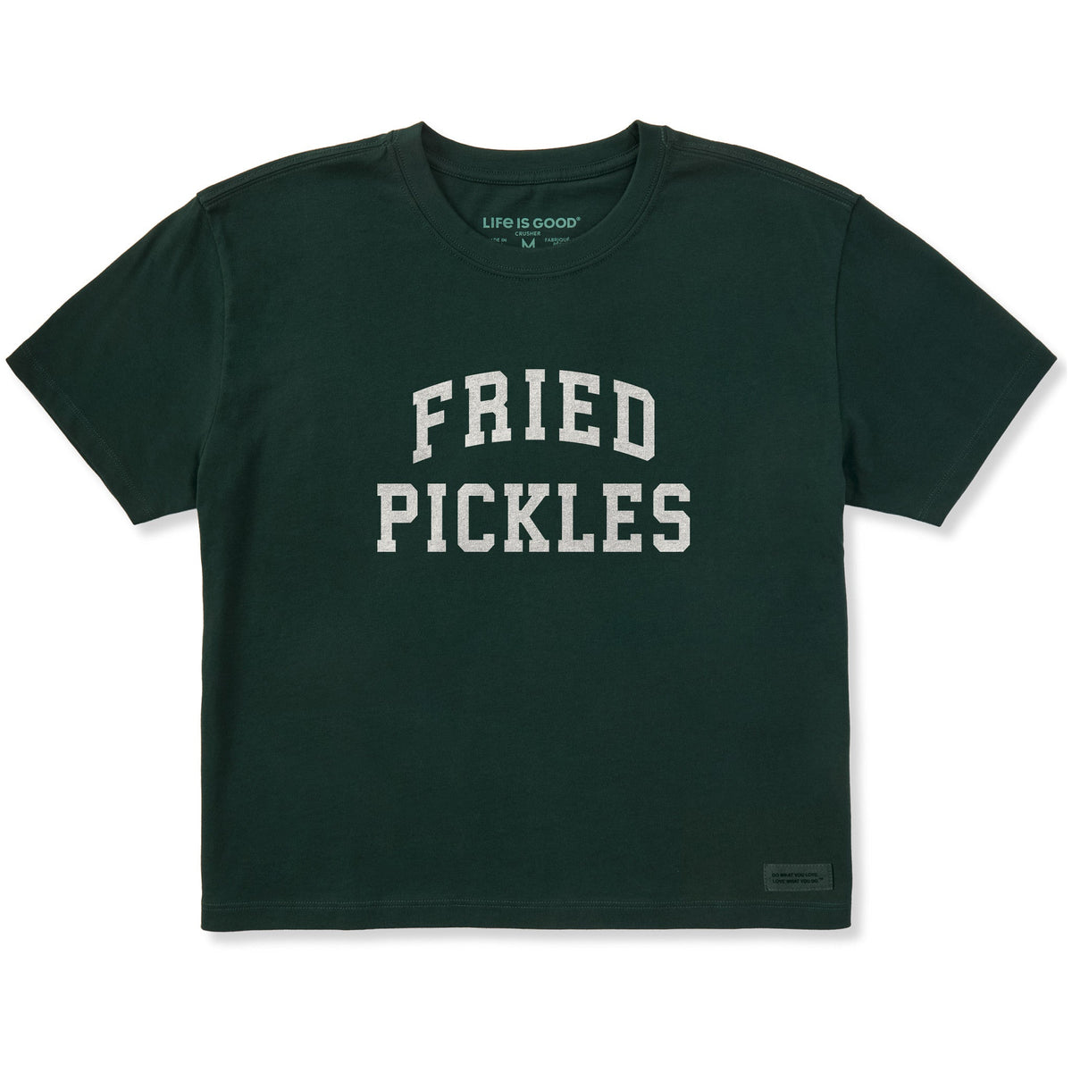 Women's Fried Pickles Arch Short Sleeve Crusher Boxy Tee product image 1
