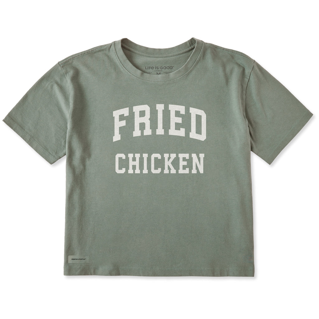 Women's Fried Chicken Arch Short Sleeve Crusher Boxy Tee product image 1