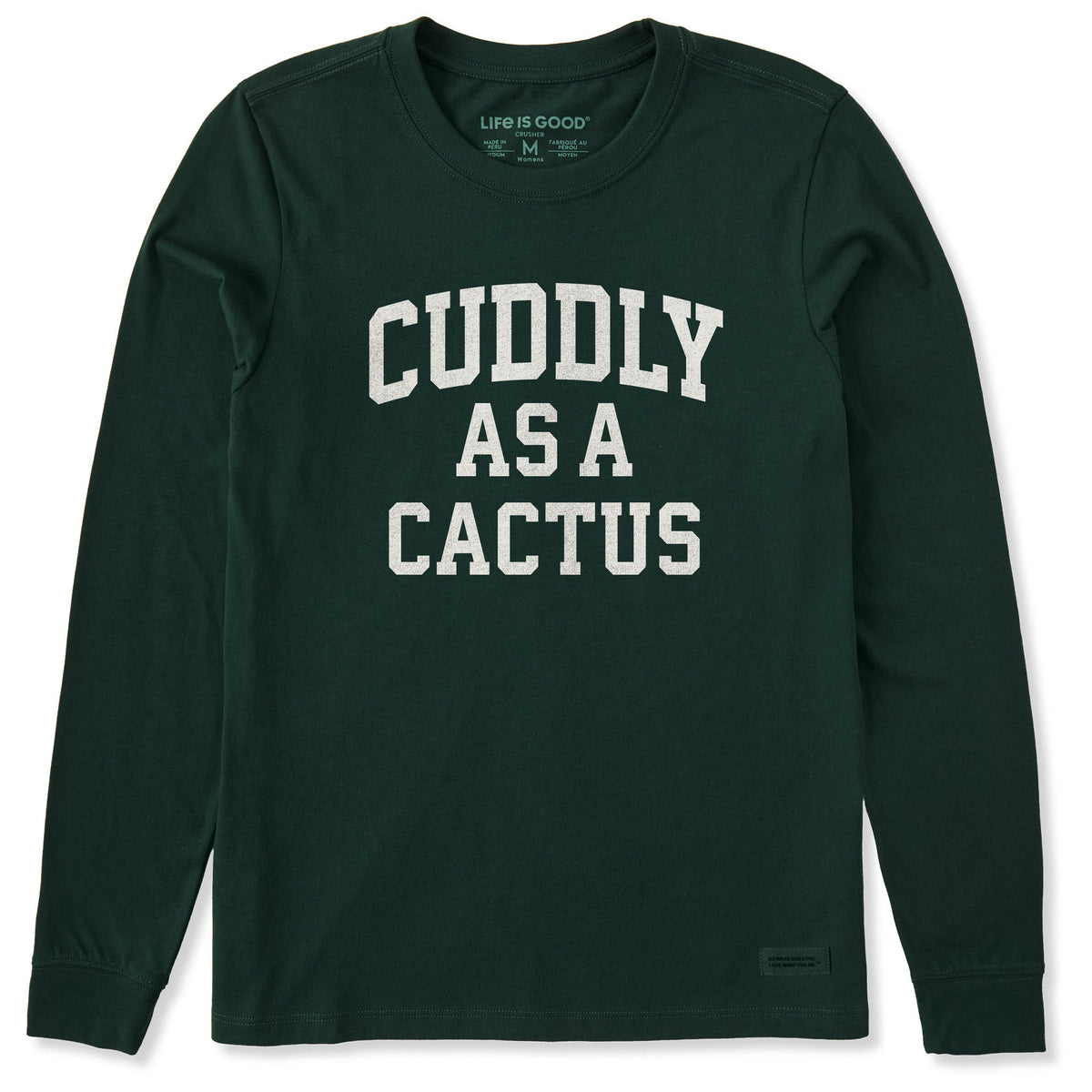 Women's Cuddly as a Cactus Arch Long Sleeve Crusher Tee product image 1