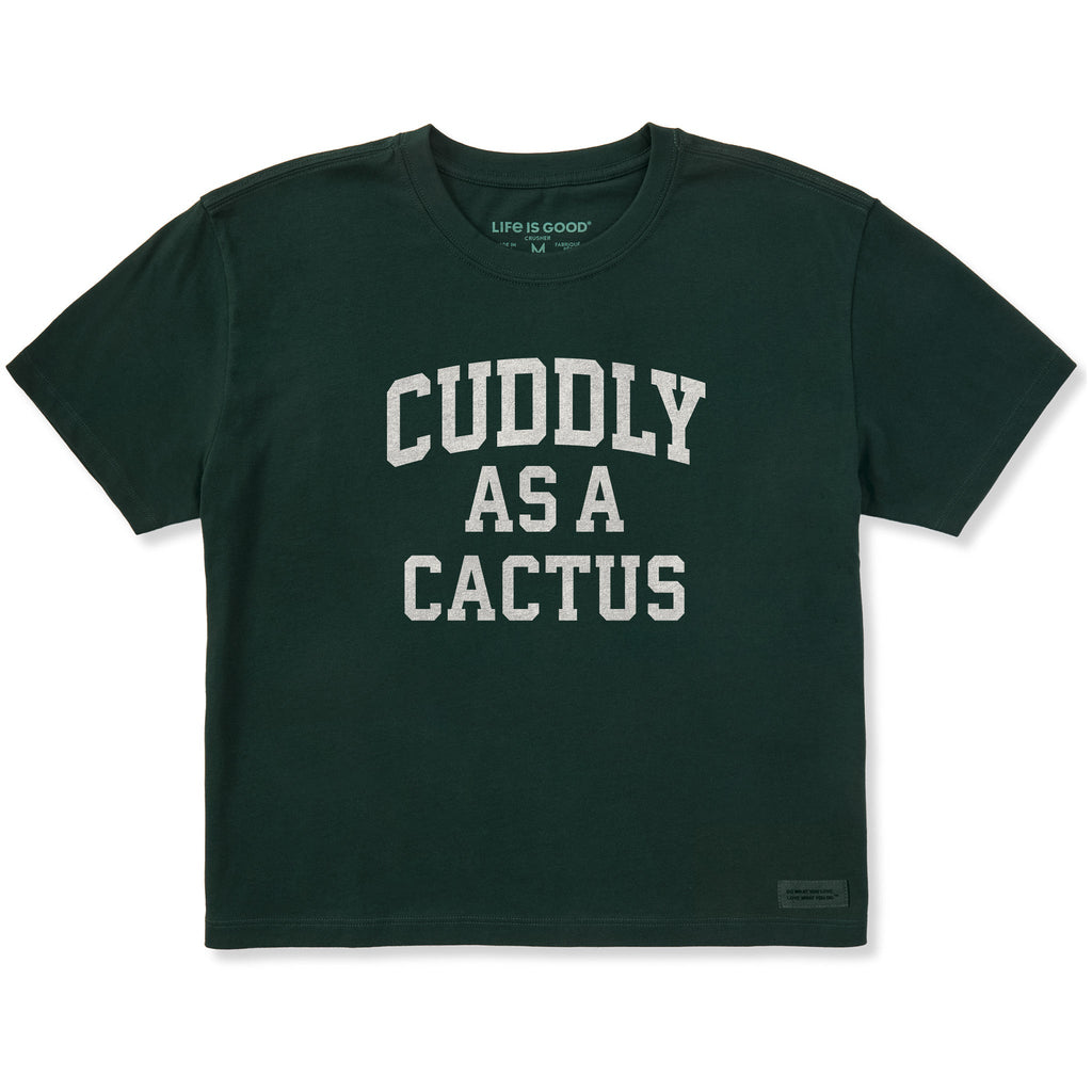 Women's Cuddly as a Cactus Arch Short Sleeve Crusher Boxy product image 1
