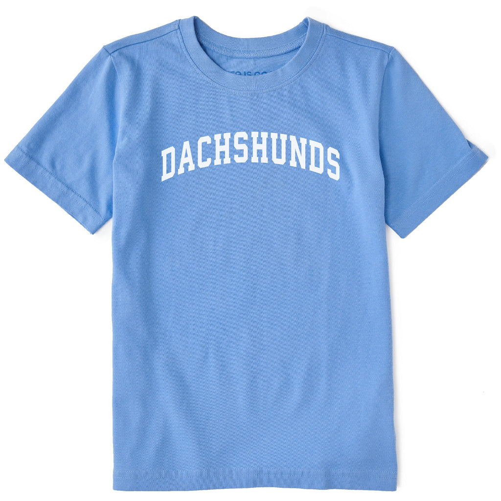 Kids Dachshunds Arch Short Sleeve Crusher Tee product image 1