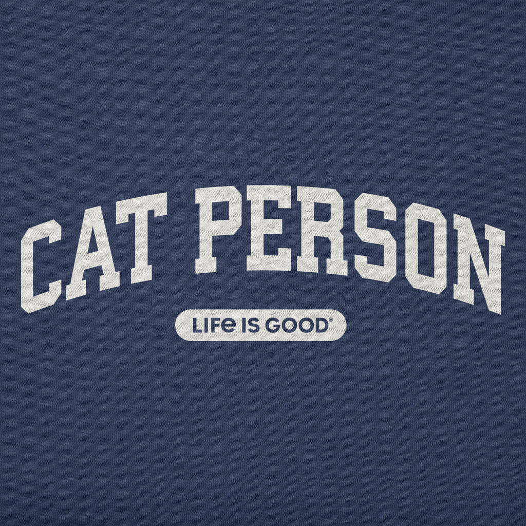Kids A Cat Person Arch Short Sleeve Crusher Tee product image 2