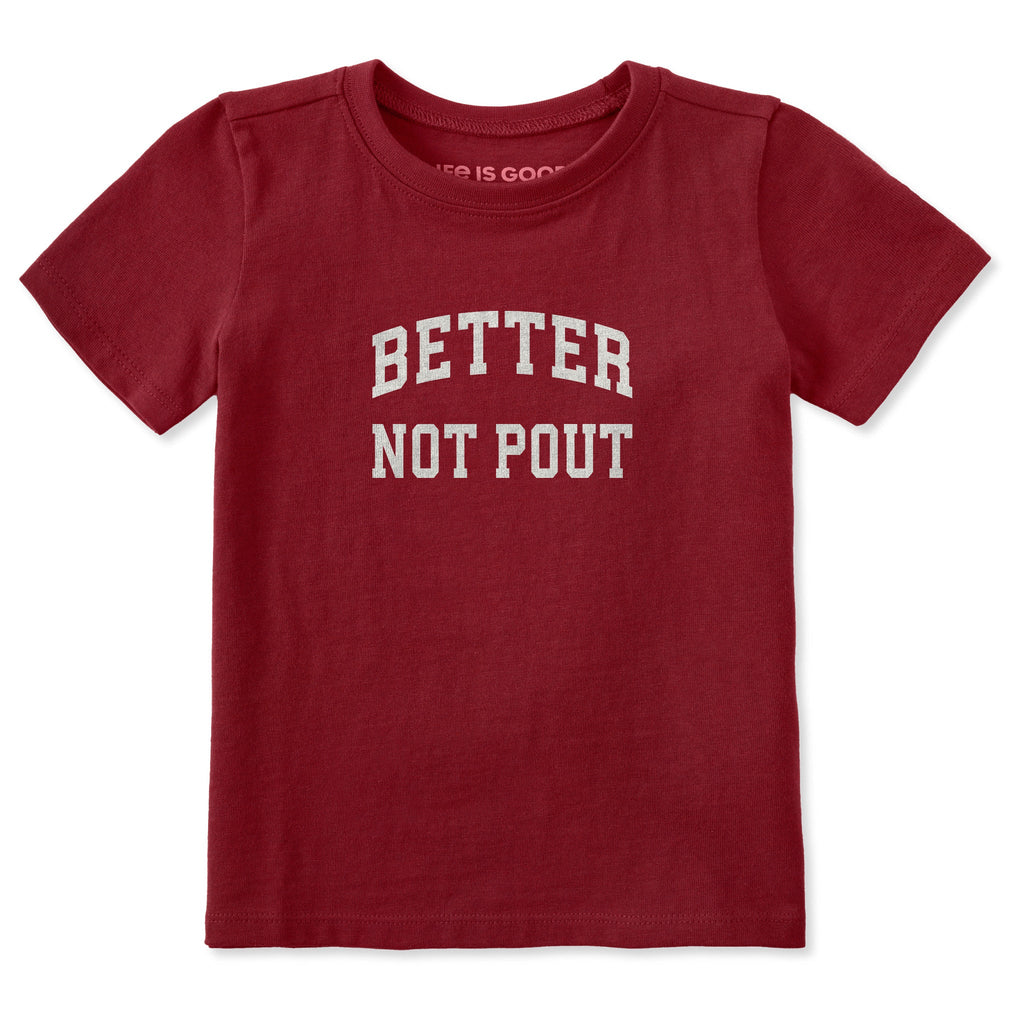 Toddler Better Not Pout Arch Short Sleeve Crusher Tee product image 1