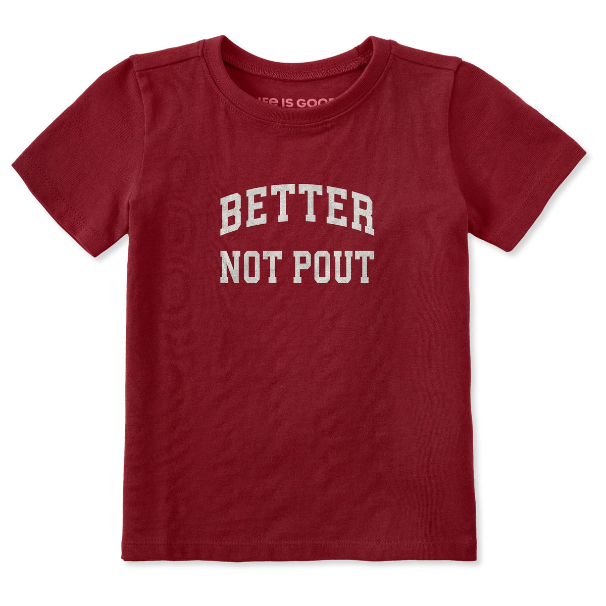 Toddler Better Not Pout Arch Short Sleeve Crusher Tee product image 1