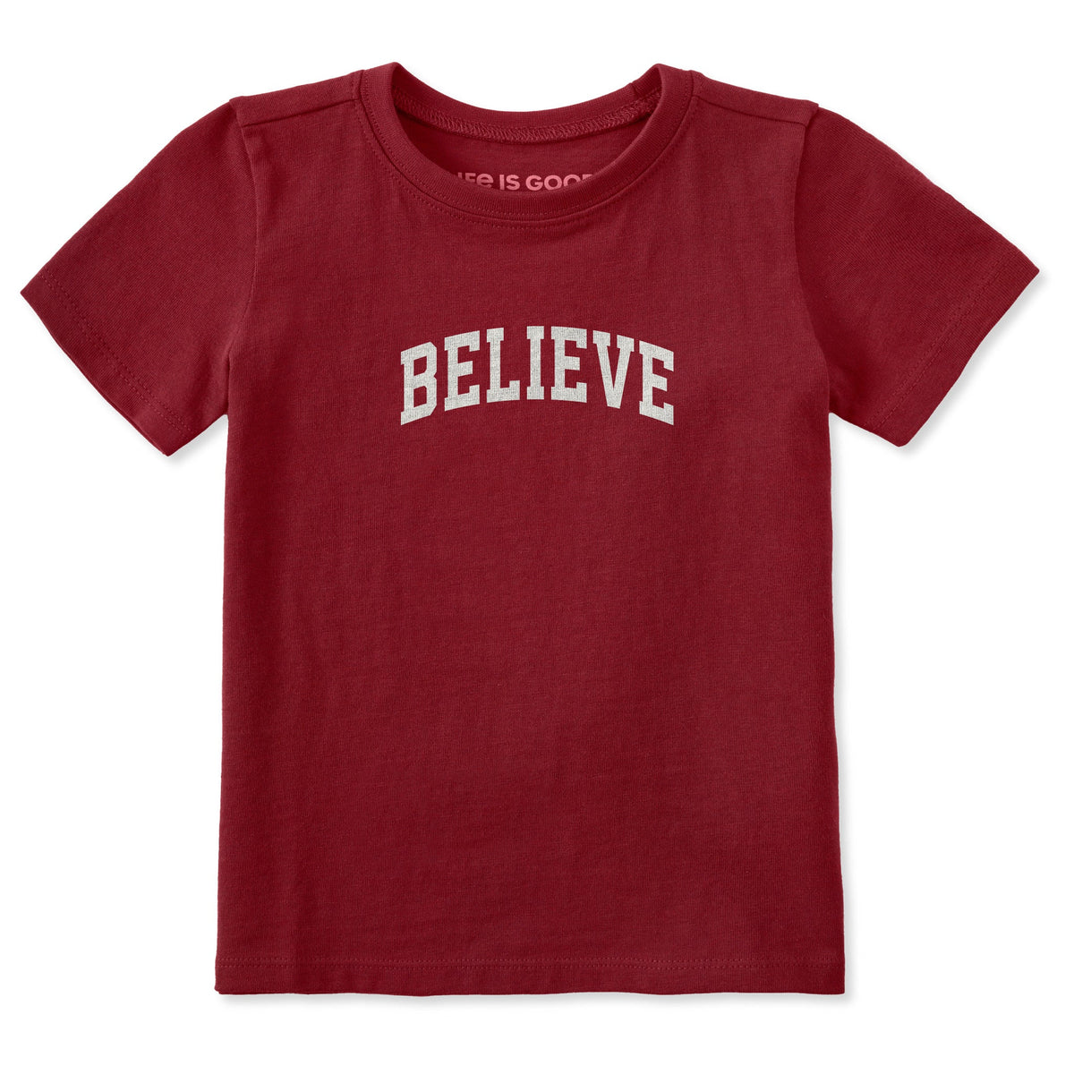 Toddler Believe Arch Short Sleeve Crusher Tee