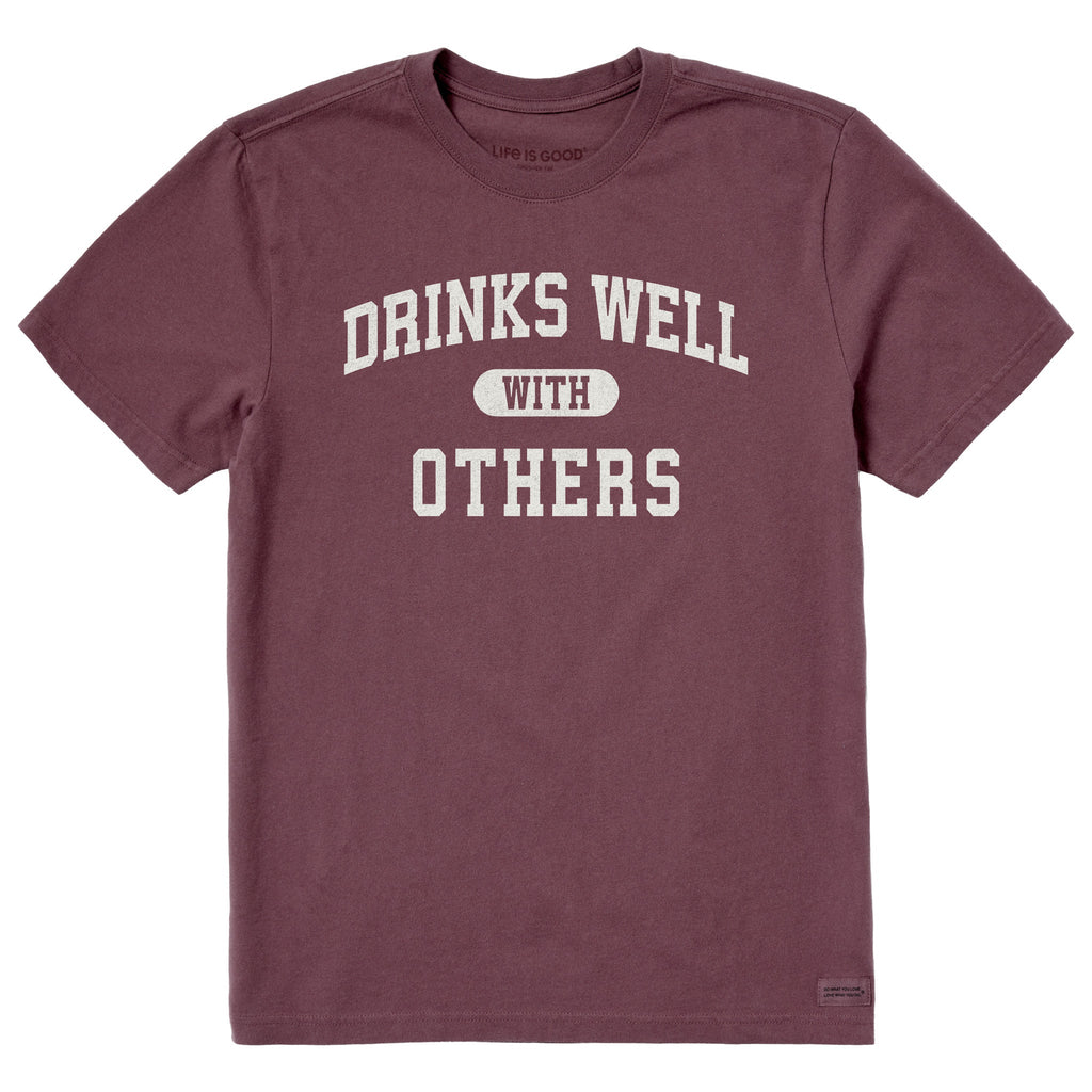 Men's Drinks Well with Others Arch Short Sleeve Crusher Tee product image 1