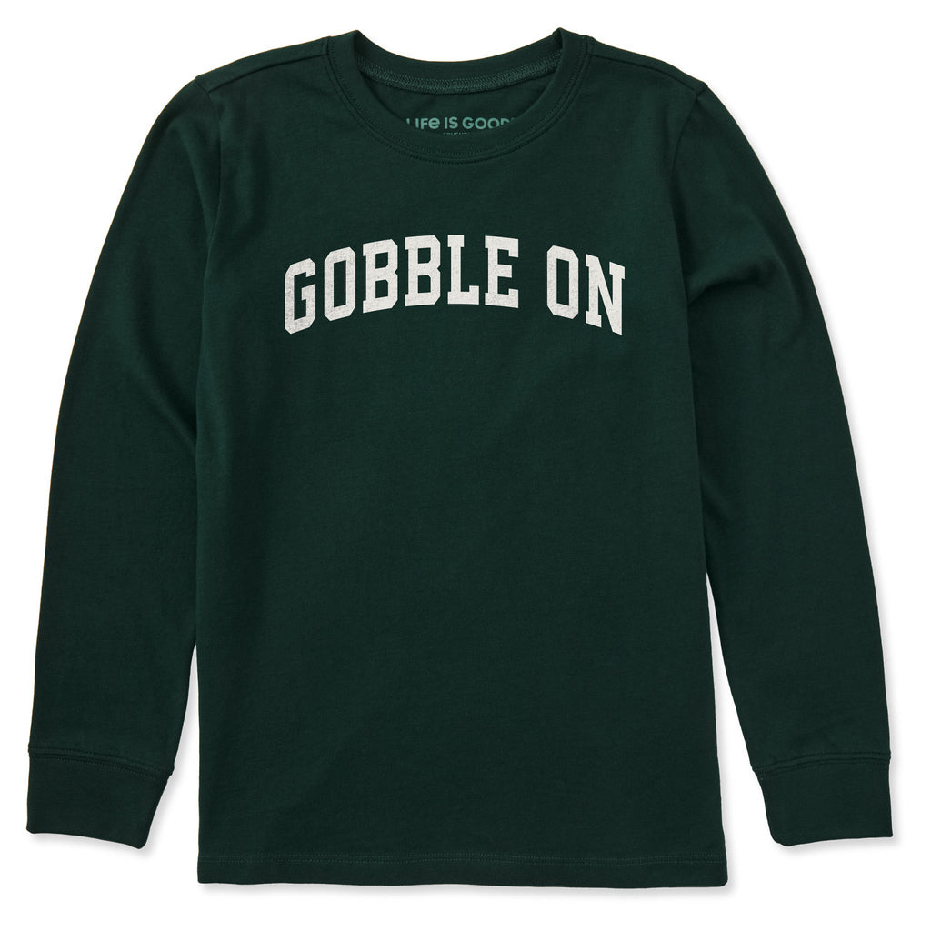 Kids Gobble On Arch Long Sleeve Crusher Tee product image 1