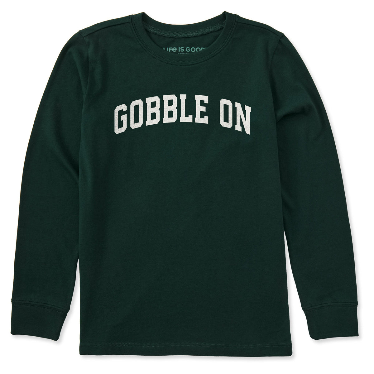 Kids Gobble On Arch Long Sleeve Crusher Tee product image 1