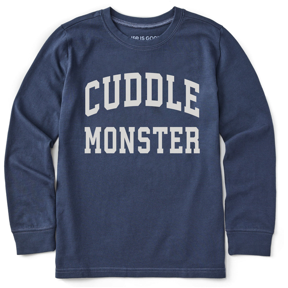 Kids Cuddle Monster Arch Long Sleeve Crusher Tee product image 1