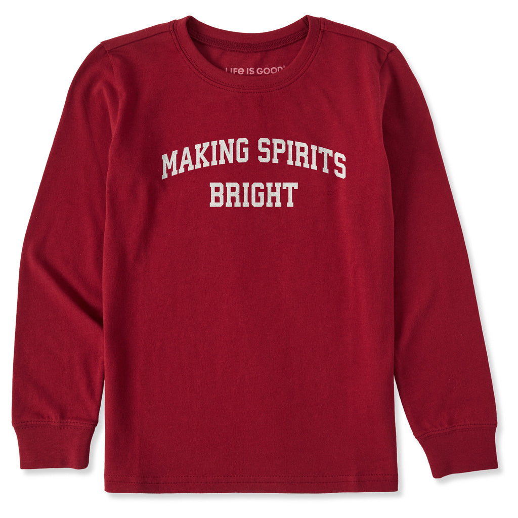 Kids Making Spirits Bright Arch Long Sleeve Crusher Tee product image 1