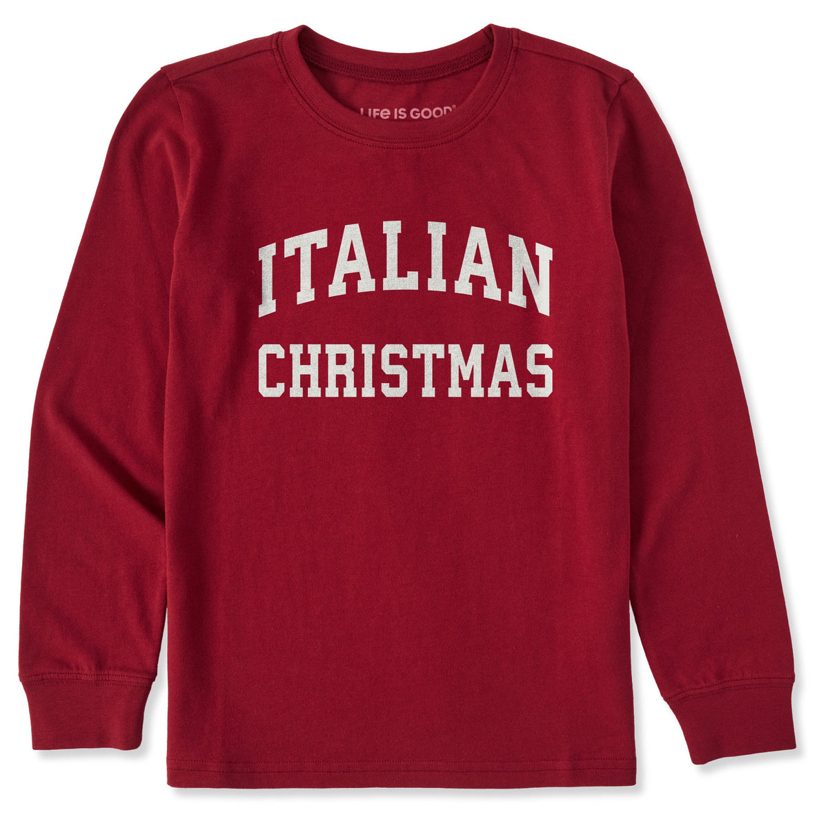 Kids Italian Christmas Arch Long Sleeve Crusher Tee product image 1